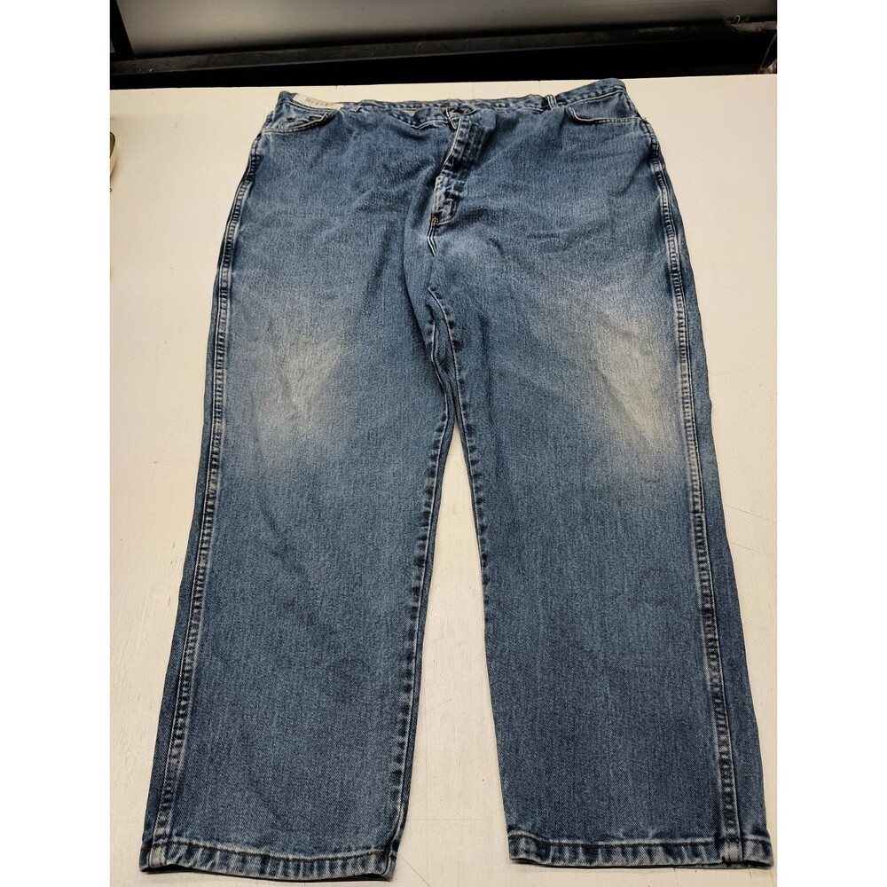 UniFirst Work Pants Jeans Mens 50x30 Dark Wash Uni First